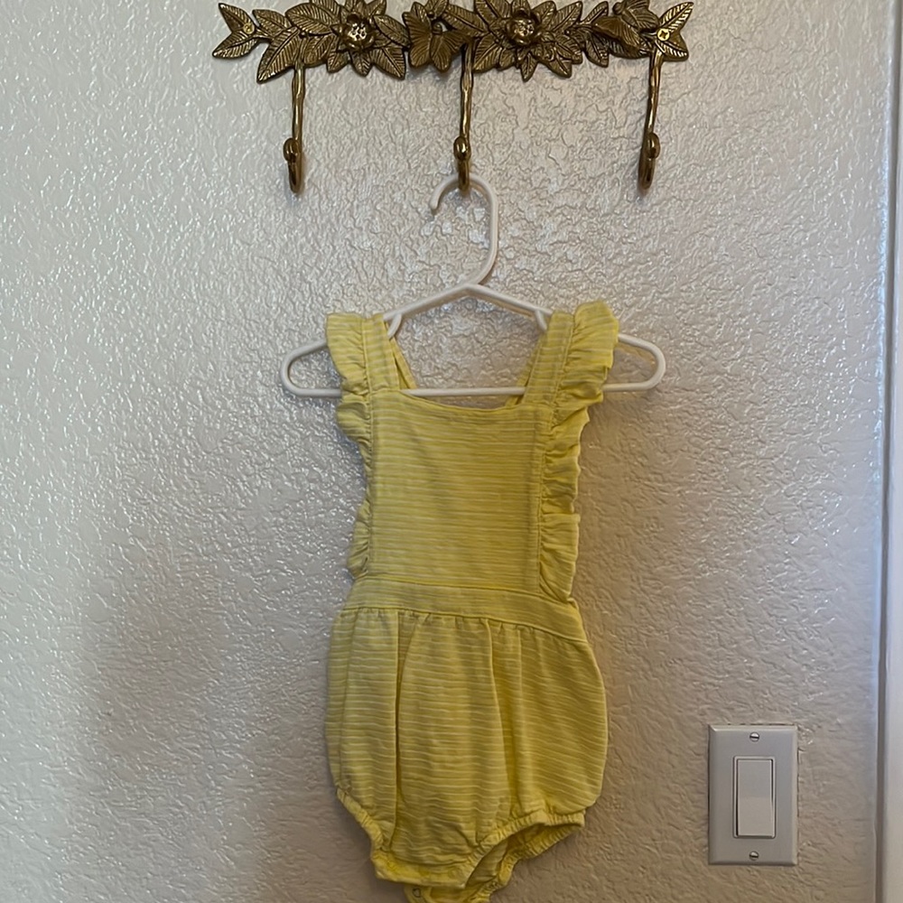 Toddler girl bubble romper